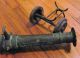 Huge Metal Decorative Cannon,  Measures 20 1/2 Inches,  Weighs Over 9 Pounds Scales photo 9