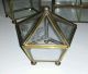 4 Vtg Brass & Glass Curio Box Table Top/shelf Miniatures,  Jewelry Display Cases Display Cases photo 2
