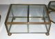 4 Vtg Brass & Glass Curio Box Table Top/shelf Miniatures,  Jewelry Display Cases Display Cases photo 4