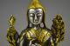 China Decorate Collectible Old Tibet Silver Carve Nepal Buddhist Buddha Statue Buddha photo 1