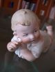 Antique Gebruder Heubach Mark German Bisque Porcelain Large Piano Baby Doll Figurines photo 3