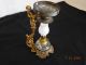 1800s Vapo Cresolene Kerosene Lamp Medical Vaporizer W Milk Glass Globe Other Antique Science, Medical photo 1