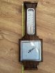 Vintage Art Deco Barometer & Thermometer Wooden Frame (800) Other Antique Science Equip photo 1