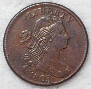 1803 Draped Bust Large Cent Xf,  /au Detailing Rare S - 258 Variety Authentic Coin photo