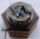 Antique Maritime West London Antique Brass Sundial Compass Nautical Decor Gift Compasses photo 1