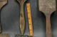 7 Antique Paint Brushes,  Wood Grainer Tools,  Primitive Folk Art Wall Hangers Primitives photo 3