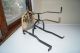 Vintage 1920 ' S Hand Forged Brass And Wrought Iron Fireplace Trivet Stand Hearth Ware photo 3