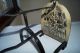 Vintage 1920 ' S Hand Forged Brass And Wrought Iron Fireplace Trivet Stand Hearth Ware photo 8