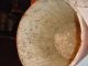 Antique Red Sap Bucket,  Staved Wood,  Metal Bands Primitives photo 4