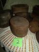 17 Antique Wooden Millinery Hat Band Blocks Molds Sizers Stretchers Brim Stands Industrial Molds photo 2