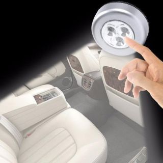 Home 3 Led Light Battery Powered Tap Push Stick Touch Night Emergency Car Lamp photo