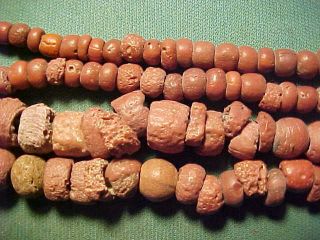 String Of Roman/egyptian Terracotta Beads Circa 100 - 400 A.  D. photo