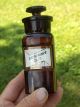 Rare Tab.  Phenobarb.  Gr 1 - 1/2 Apothecary Drugstore Label Under Glass Lug Beauty Bottles & Jars photo 8