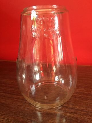 Replacement Paraffin Hurricane Lamp Glass photo