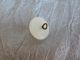 Antique 1800 ' S Glass Buttonlime Green Cone Bullseye Swirl Back Charmstring 733a Buttons photo 2