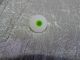 Antique 1800 ' S Glass Buttonlime Green Cone Bullseye Swirl Back Charmstring 733a Buttons photo 3