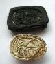 Huge Circa.  1000 B.  C Ancient Egypt Steatite Scarab Beetle Amulet Seal Pendant Egyptian photo 5