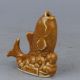 Chinese Porcelain Hand - Carved Fish Statue Other Antique Chinese Statues photo 3