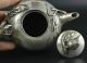 China Decorative Tibet Silver Carved Peach Shaped Teapot Teapots photo 4