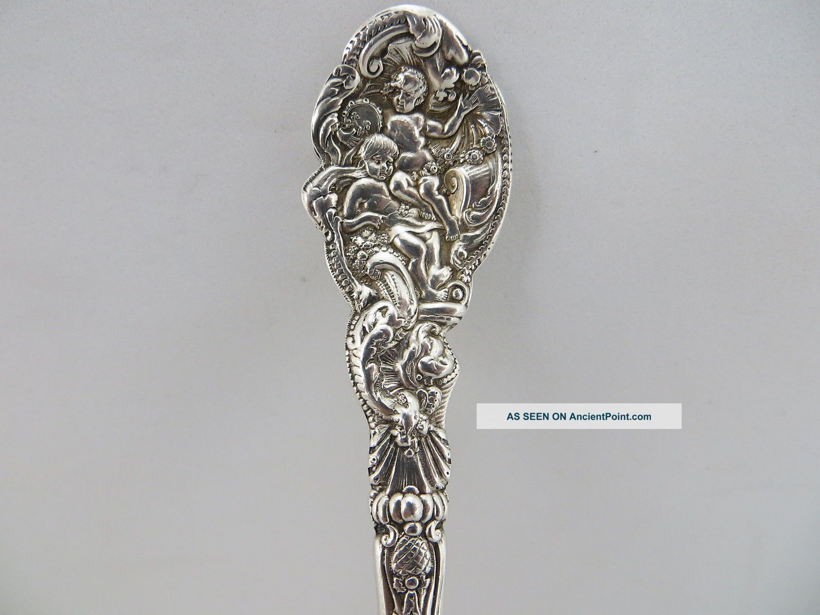 Antique Pastry Fork Gorham Sterling Versailles Pattern (sterling,  1888) By Gorha Flatware & Silverware photo
