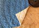 Moprimitivepast Pair Antique Indigo Calico Stacker Candle Mats Primitive 1890 Primitives photo 1