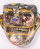 Antique Puebla Mexican Wood Carnival Mask Latin American photo 4