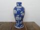 Antique Chinese Porcelain Blue And White Prunus Vase - Kangxi 4 Character Mark Vases photo 1