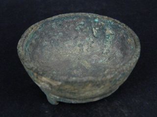 Ancient Bronze Pot Islamic 1000 Ad Gl1689 photo