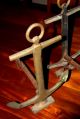 Wonderful Antique Brass Anchor - Design Fire Dogs Other Maritime Antiques photo 6