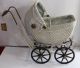 For Lovinb3 - Doll Carriage Stroller Pram - Wicker Metal Rubber Wheels Baby Carriages & Buggies photo 4