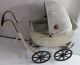 For Lovinb3 - Doll Carriage Stroller Pram - Wicker Metal Rubber Wheels Baby Carriages & Buggies photo 8