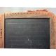Primitive Antique Vintage Childs School Double Chalkboard Slate Desk Blackboard Primitives photo 4