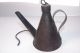 Antique Primitive Oil Lamp - Fire Starter - Hand Wrought Steel Primitives photo 3