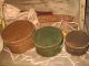 Primitive Trio Small Aged Nesting /pantry Boxes Drab Earthtone Colors Earlylook Primitives photo 2