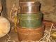 Primitive Trio Small Aged Nesting /pantry Boxes Drab Earthtone Colors Earlylook Primitives photo 3