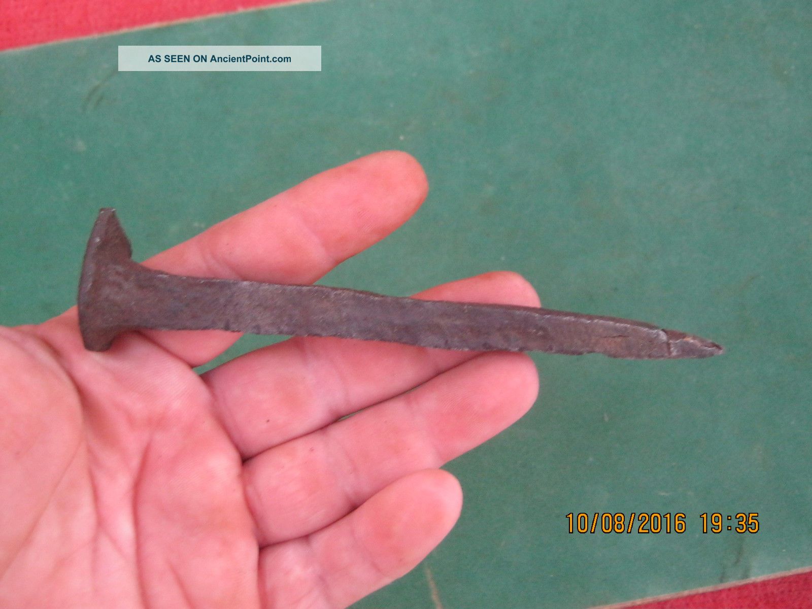 Old Transylvania - Nail - Forged Iron,  Long - 5.  5 