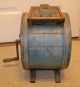 Fine Blue Painted Richmond,  Va Cylinder Butter Churn Primitives photo 4