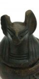 Ancient Egyptian Faience Canopic Jar 67.  4 Gm 300 Bc Rare Egyptian photo 1