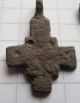 3 Bronze Crosses And Suspension Crescent Viking Period 800 - 1300 Ad Vf, Viking photo 3