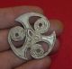 Stunning Viking Ancient Artifact - Silver Amulet Applique Circa 700 - 800 Ad - A8 Scandinavian photo 9