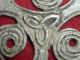 Stunning Viking Ancient Artifact - Silver Amulet Applique Circa 700 - 800 Ad - A8 Scandinavian photo 7