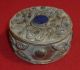 Byzantine Silver Or Silver Plated Snuff Box With Blue Stone Circa 1500 Ad - 2839 Other Antiquities photo 1