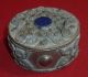 Byzantine Silver Or Silver Plated Snuff Box With Blue Stone Circa 1500 Ad - 2839 Other Antiquities photo 2