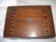 Edwardian Parquetry Storage Box Woodenware photo 1