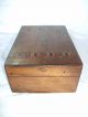 Edwardian Parquetry Storage Box Woodenware photo 2