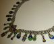 Rare,  Antique,  Moroccan Berber Silver 900 Necklace With Fine Enamel Other African Antiques photo 2