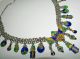 Rare,  Antique,  Moroccan Berber Silver 900 Necklace With Fine Enamel Other African Antiques photo 3