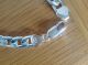 A Really Lovely Mens 8 Ins 925 Silver Chaln Link Bracelet British photo 1