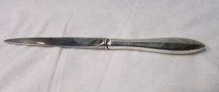 Vintage Gorham Sterling Silver Handle Letter Opener With Stainless Steel Blade photo