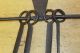 Rare 18th C England Wrought Iron Skewer Holder Great Patina 4 Shaped Skewers Primitives photo 2